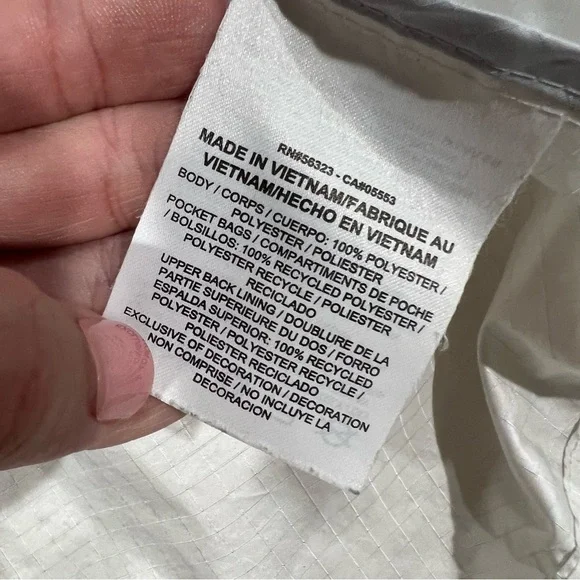 Nike Womens Windrunner Track Jacket Platinum/White Size Small EUC - Picture 8 of 15